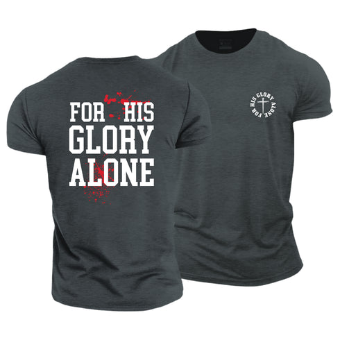 Men's For His Glory Alone Cotton T-Shirt